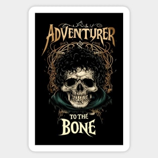 Adventurer to the Bone - Halfling Skull - Fantasy Magnet